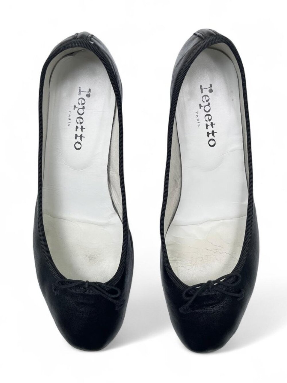 Repetto Camille Leather Heels in Noir - Size 40 EU/9 US